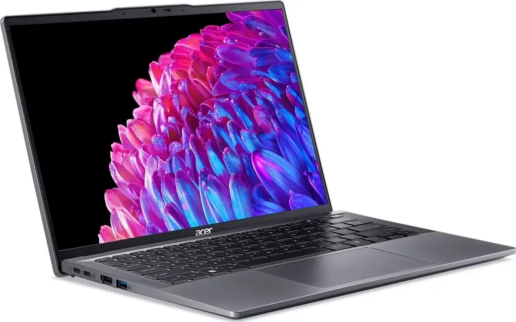 Ноутбук Acer Swift Go 14 SFG14-63 14' 2.8K OLED, AMD R7-8845HS, 32GB, F1TB, UMA, Win11, серый (NX.KTSEU.004) - фото 2