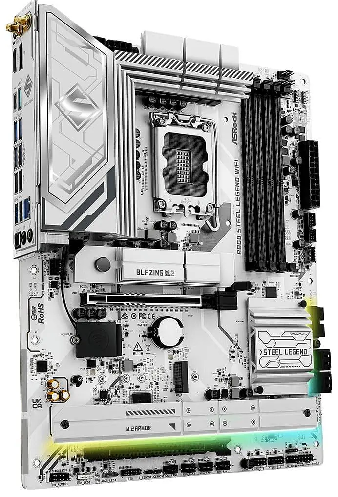 Материнская плата AsRock B860 Steel Legend WiFi (B860 Steel Legend WiFi) (Socket 1851, Intel B860, ATX) - фото 2