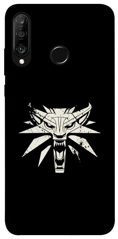 TPU чохол Demsky Wolf medallion для Huawei P30 lite