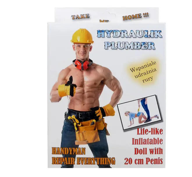 Надувна секс лялька Plumber Male Doll - фото 4