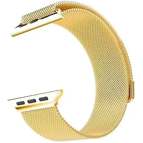 Ремінець DK CDK для Apple Watch 41mm (Series 7 / 8 / 9) Метал Milanese Loop (05526) (gold) - фото 2