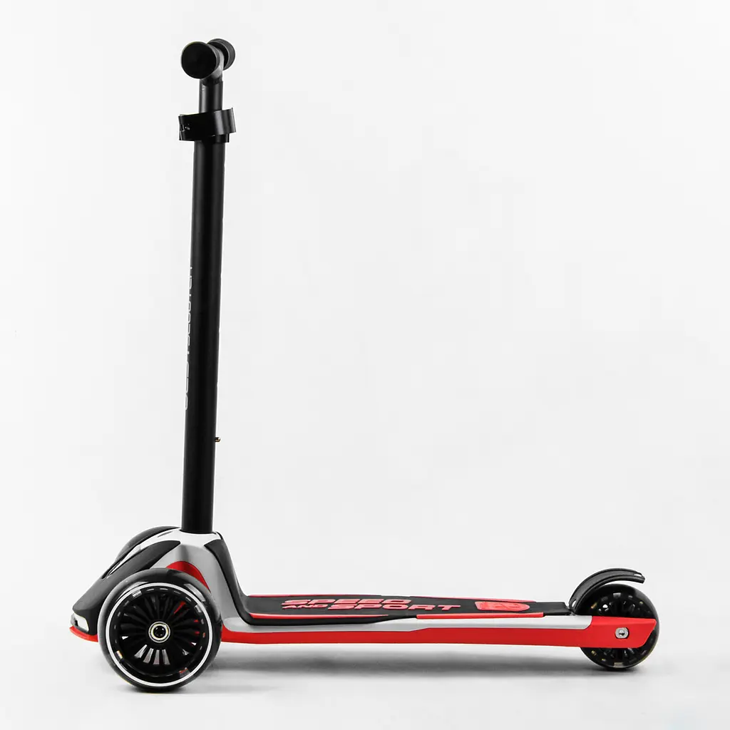Самокат Maxi Best Scooter 64х18х36 см Черно-розовый 000231633 - фото 3