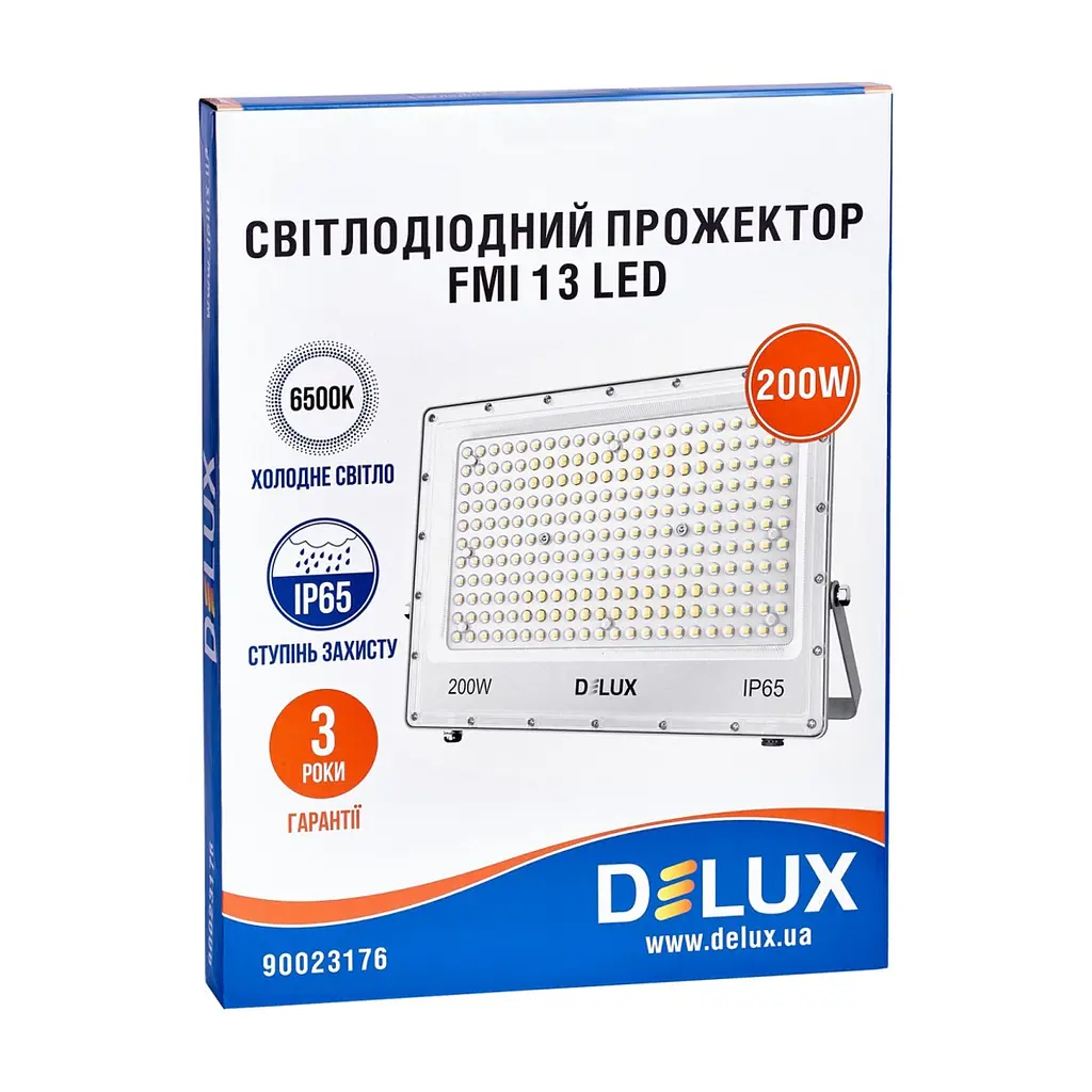 Прожектор Delux FMI 13 LED 200Вт 6500K IP65 (90023176) - фото 2
