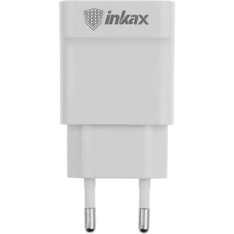 Сетевое зарядное устройство INKAX CD-36 Travel charger 1USB 1A White - фото 2