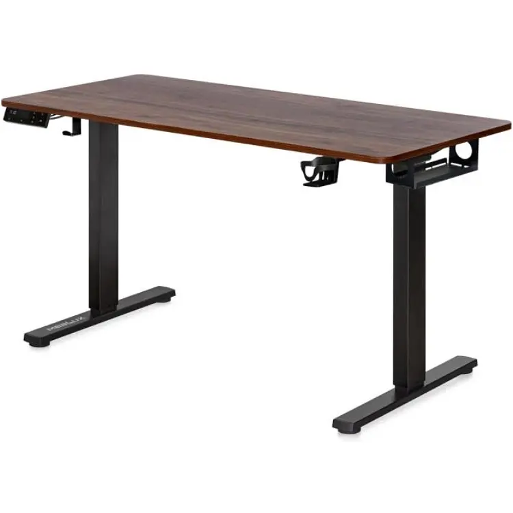 Стіл Mealux PowerDesk Duo XL Walnut (EVO-252 Duo Walnut/B)