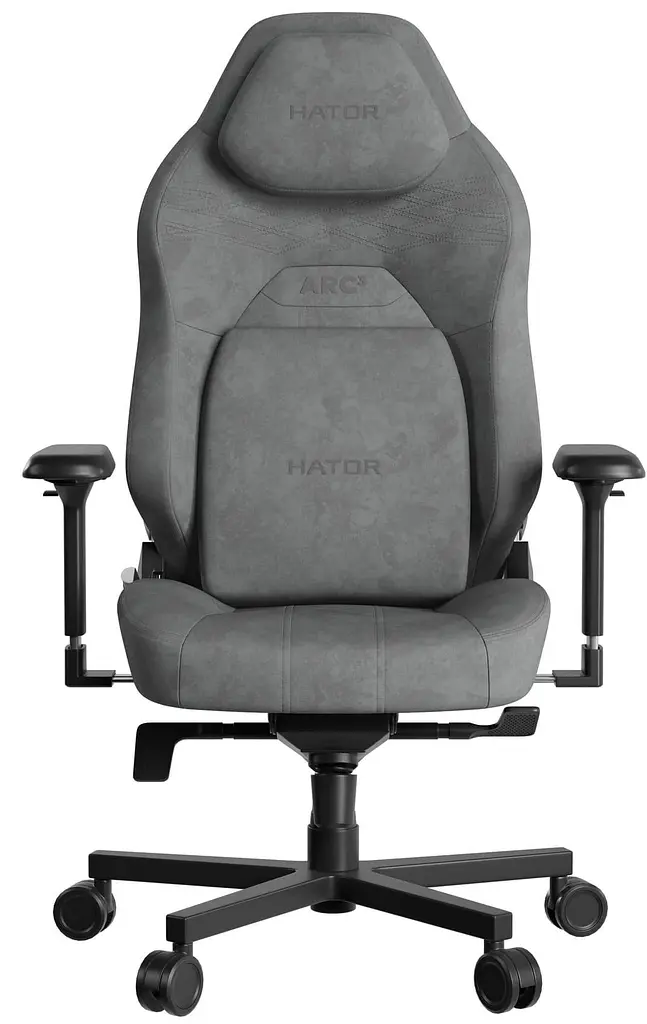 Игровое кресло HATOR Arc 3 L Velour Grey (HTC3446L) - фото 1