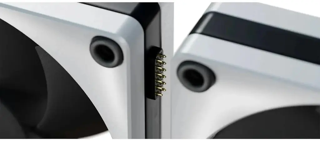 Комплект вентиляторов Hyte THICC FP12 120мм 3 Pack with controller NP50 (FAN-HYTE-FP12-BW-3NP) - фото 4