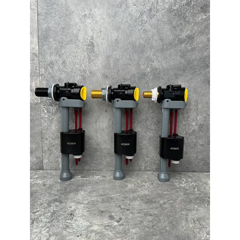 Арматура наповнювальна Koer KT-0107-1/2" з боковим підведенням та латунним різьбленням 1/2" KR5831, Білий - фото 9
