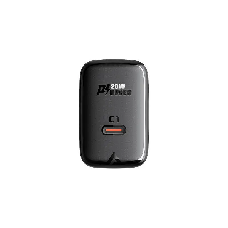 Сетевое зарядное устройство для Acefast A1 PD20W single USB-C charger черный - фото 3