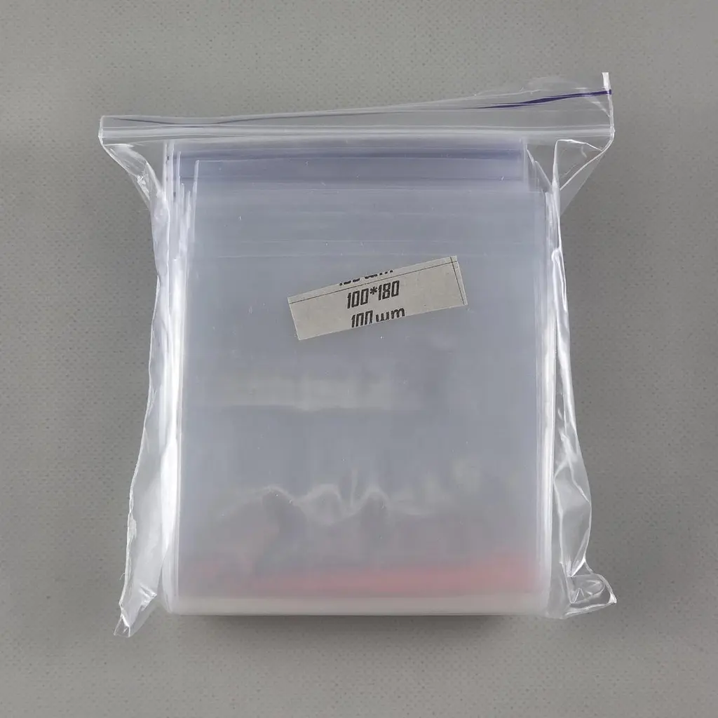 Пакети Zip-Lock прозорі 10x18 см, 100 шт, поліетиленові пакети із застібкою - фото 3