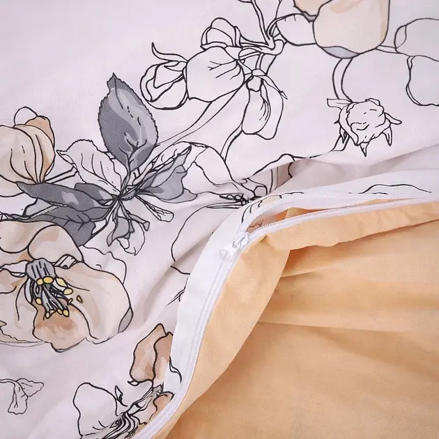 Дитяча постільна білизна JUNIOR Poplin beige flowers (2200012797310) - фото 6
