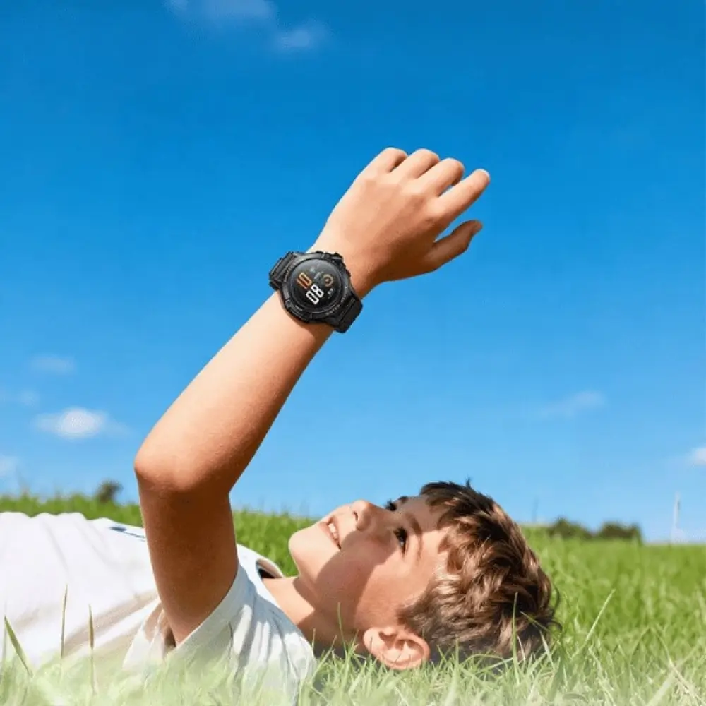 Дитячий смарт-годинник HOCO Y107 4G 32mm. 700 mAh. IP54. children phone watch black - фото 5
