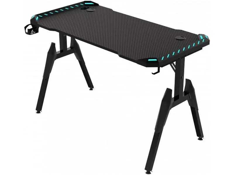 Геймерський ігровий стіл GT Racer T-1444 (140x60x73) Black
