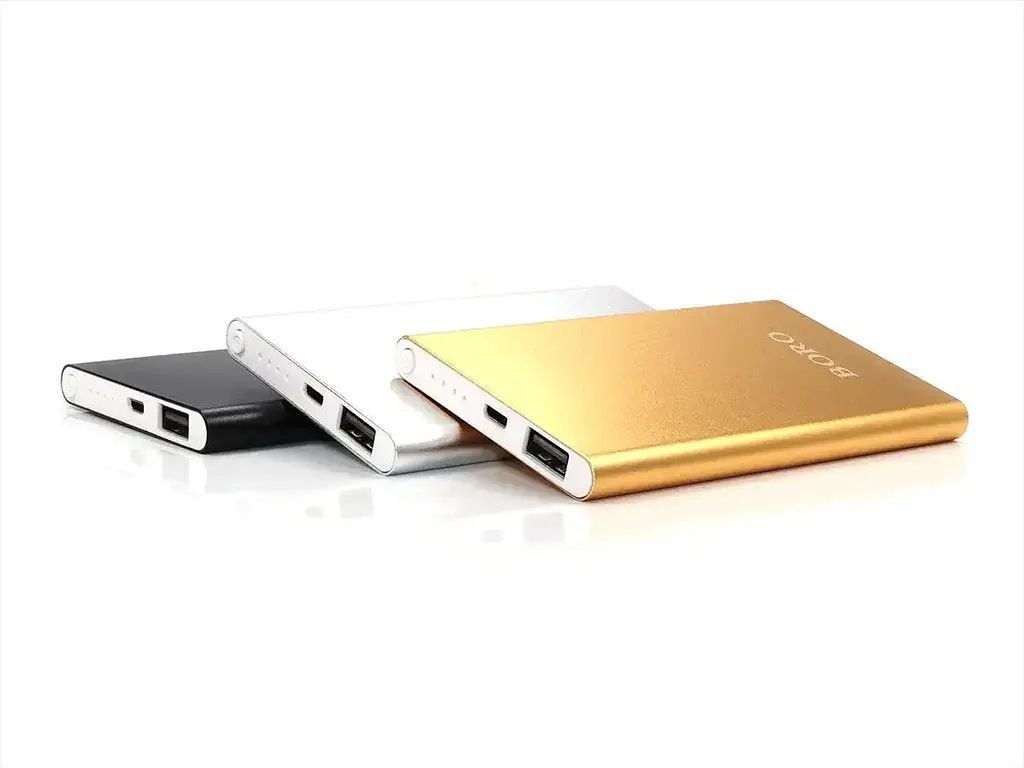 Зовнішній акумулятор (power bank) 12000mAh (3000mAh) Boro JS-33 - фото 6