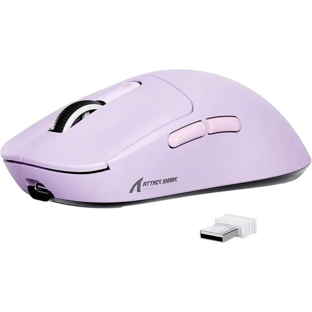 Миша Attack Shark X3 Wireless Gaming Purple [166755] - фото 2