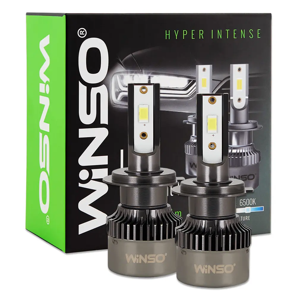 Автолампа Winso LED H7 12/24V 50Вт 5000Лм 6500K CSP3570 2 шт. (794700) - фото 4