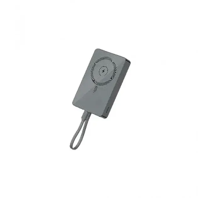 Зовнішній акумулятор магнітний - зарядне бездротове UMETRAVEL M11 Magnetic & Wireless 5000mAh 20W Сірий - фото 6