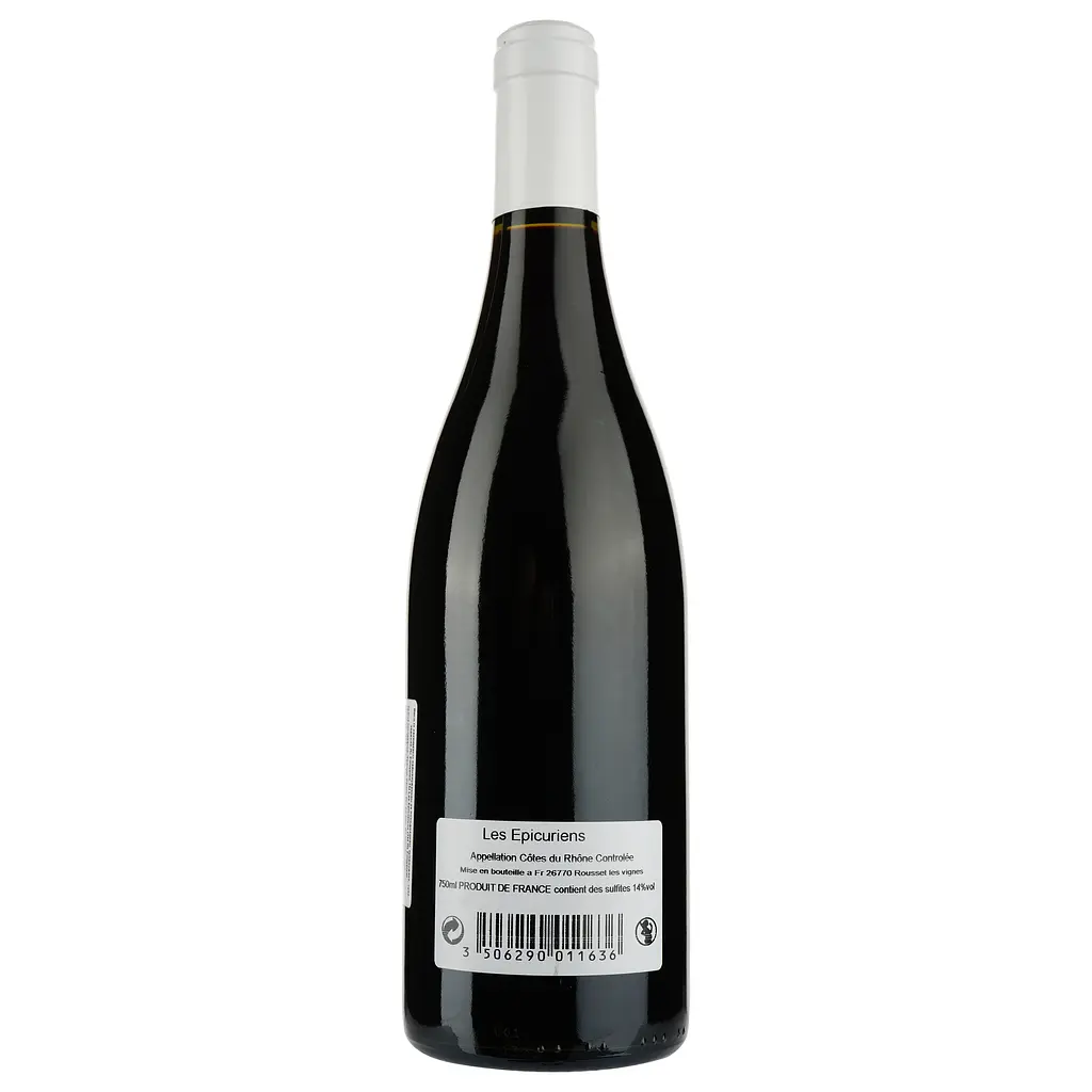 Вино Les Epicuriens AOP Cotes du Rhone, красное, сухое, 0,75 л - фото 2