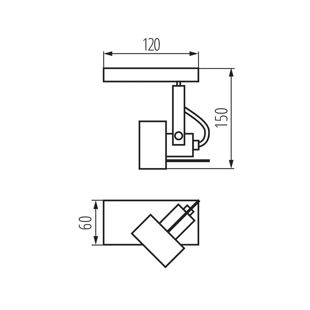 Спот Kanlux 34921 Sonda GU10 1x10W IP20 - фото 2