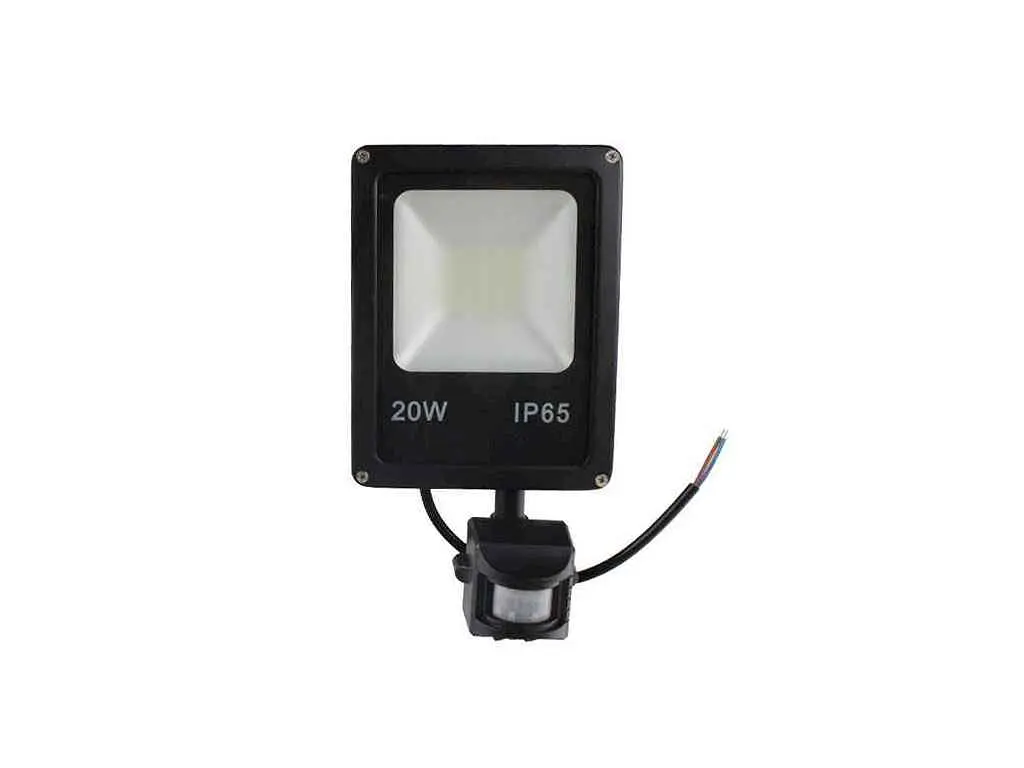 Прожектор ELECTROHOUSE 20W LED з датчиком руху IP65