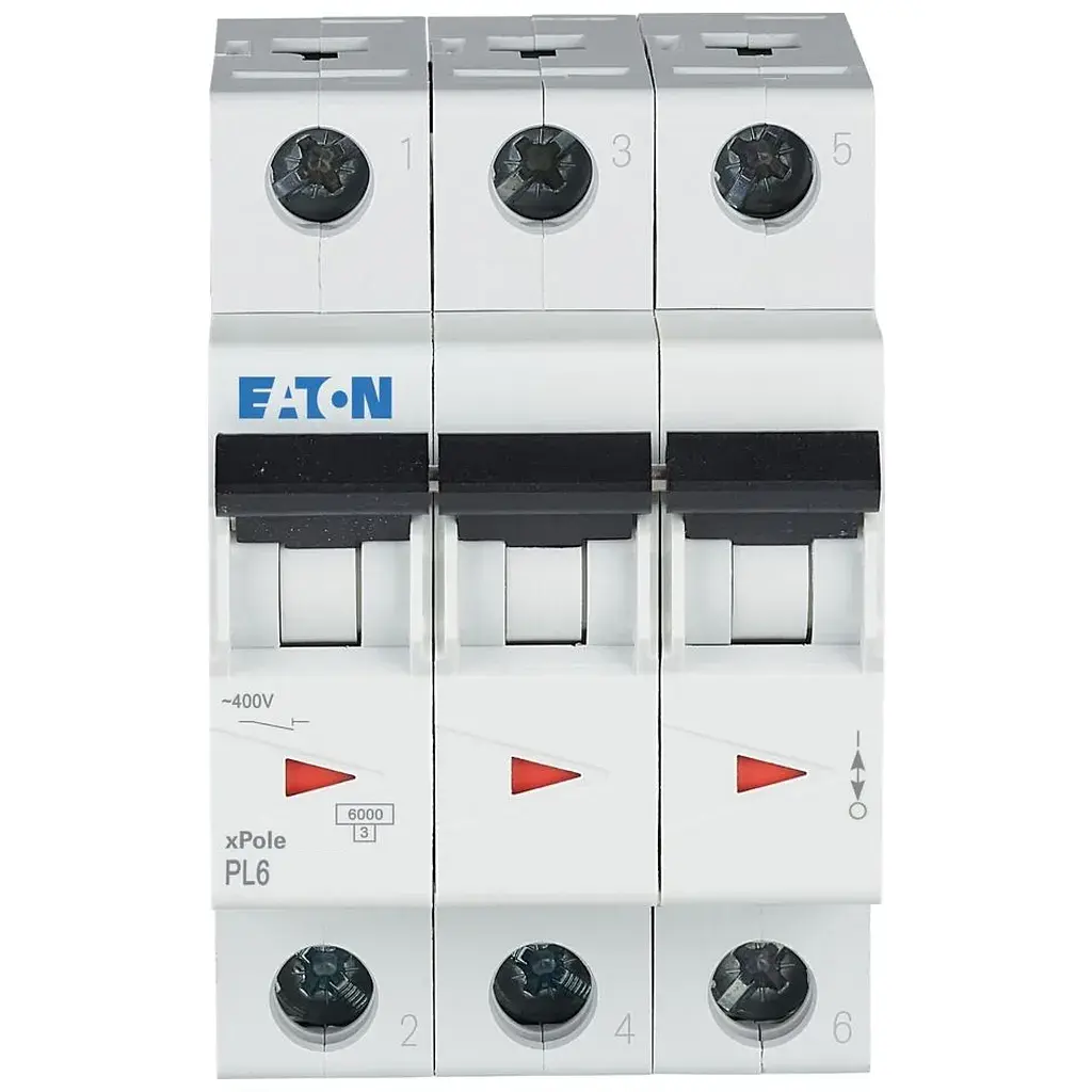 Автоматичний вимикач Eaton 3-п. М3 С 63А PL6 6кА - фото 2