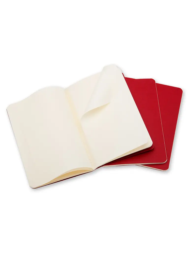 Записник Moleskine Cahier кишеньковий, Нелінований Бордо (CH113) - фото 3