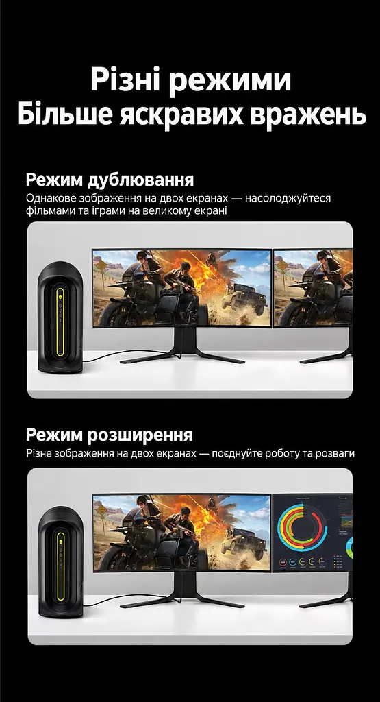 Відеоперехідник UGREEN DP130 DisplayPort - HDMI 4K 30 Гц темно-сірий (55928) - фото 7