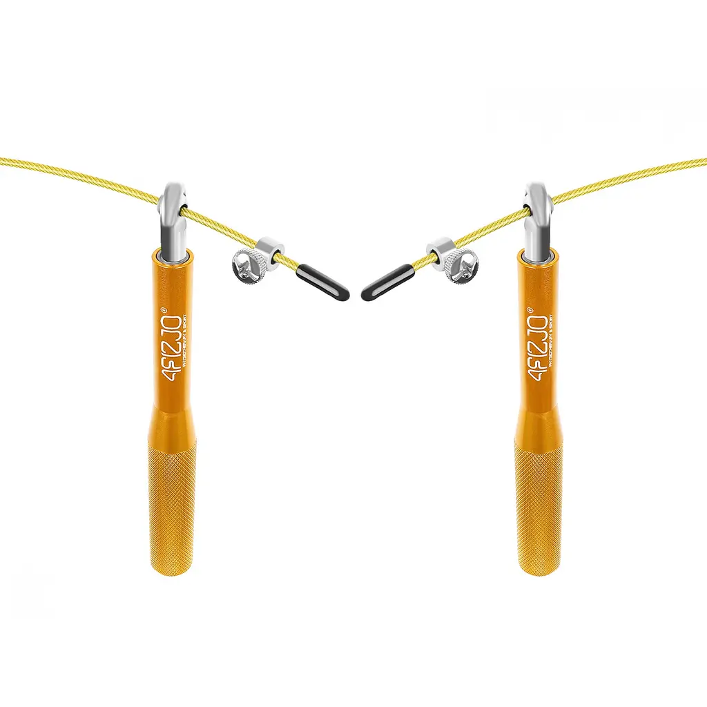 Скакалка 4FIZJO швидкісна для кросфіту Speed Rope Gold 4FJ0185 (P-5907222931158) - фото 4
