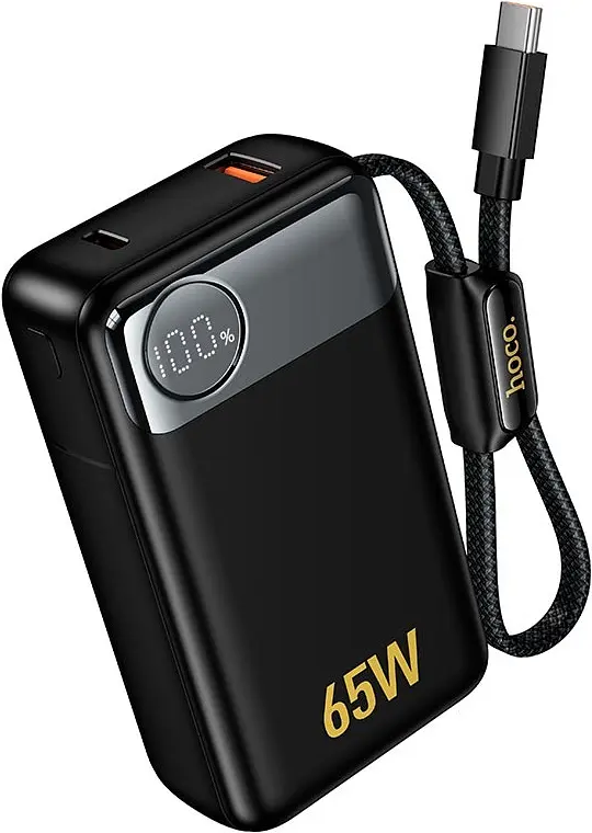 Портативний акумулятор Hoco Q53 Skillful 65W 12000mAh black - фото 2