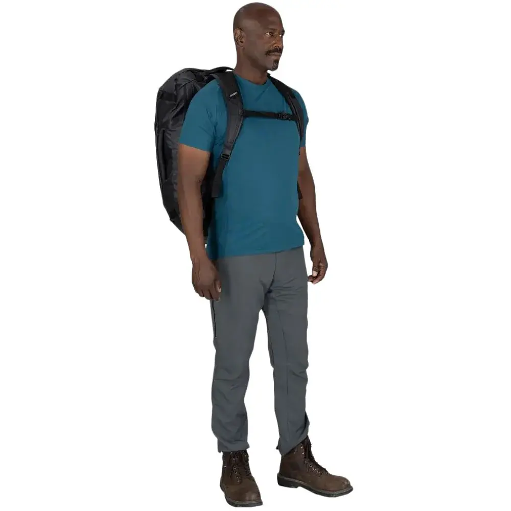 Сумка рюкзак Osprey Transporter Duffel 65 raven black/black - фото 5