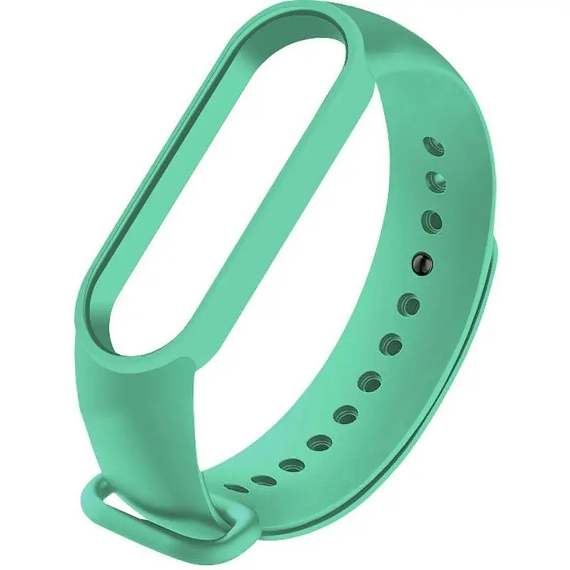 Ремінець Uwatch Replacement Silicone Band For Xiaomi Mi Band 5/6/7 Mint - фото 2
