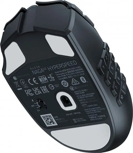 Бездротова миша Razer Naga V2 HyperSpeed Wireless Black (RZ01-03600100-R3G1) - фото 3
