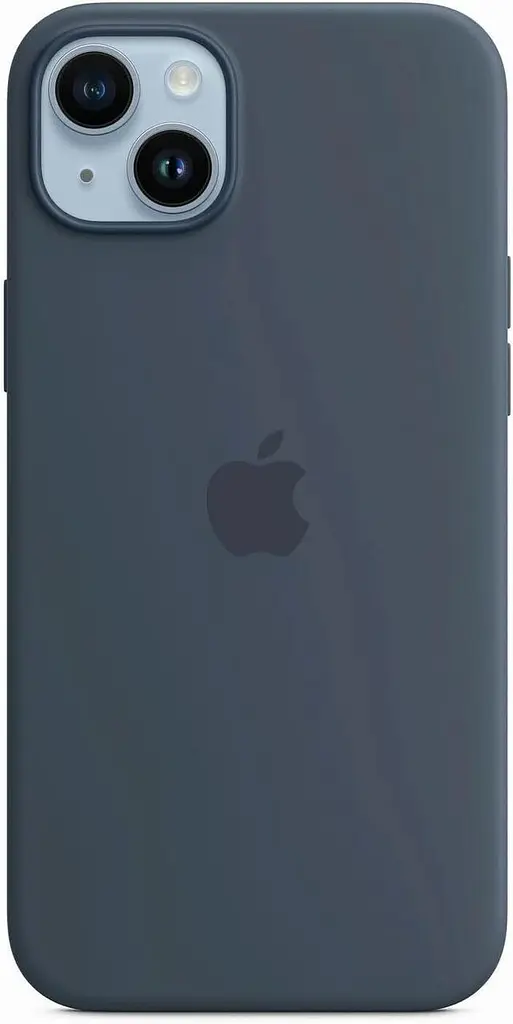 Оригінальний силіконовий чохол Apple Silicone Case MagSafe для iPhone 15 Plus (6.7") Storm Blue MT123ZM/A - фото 6
