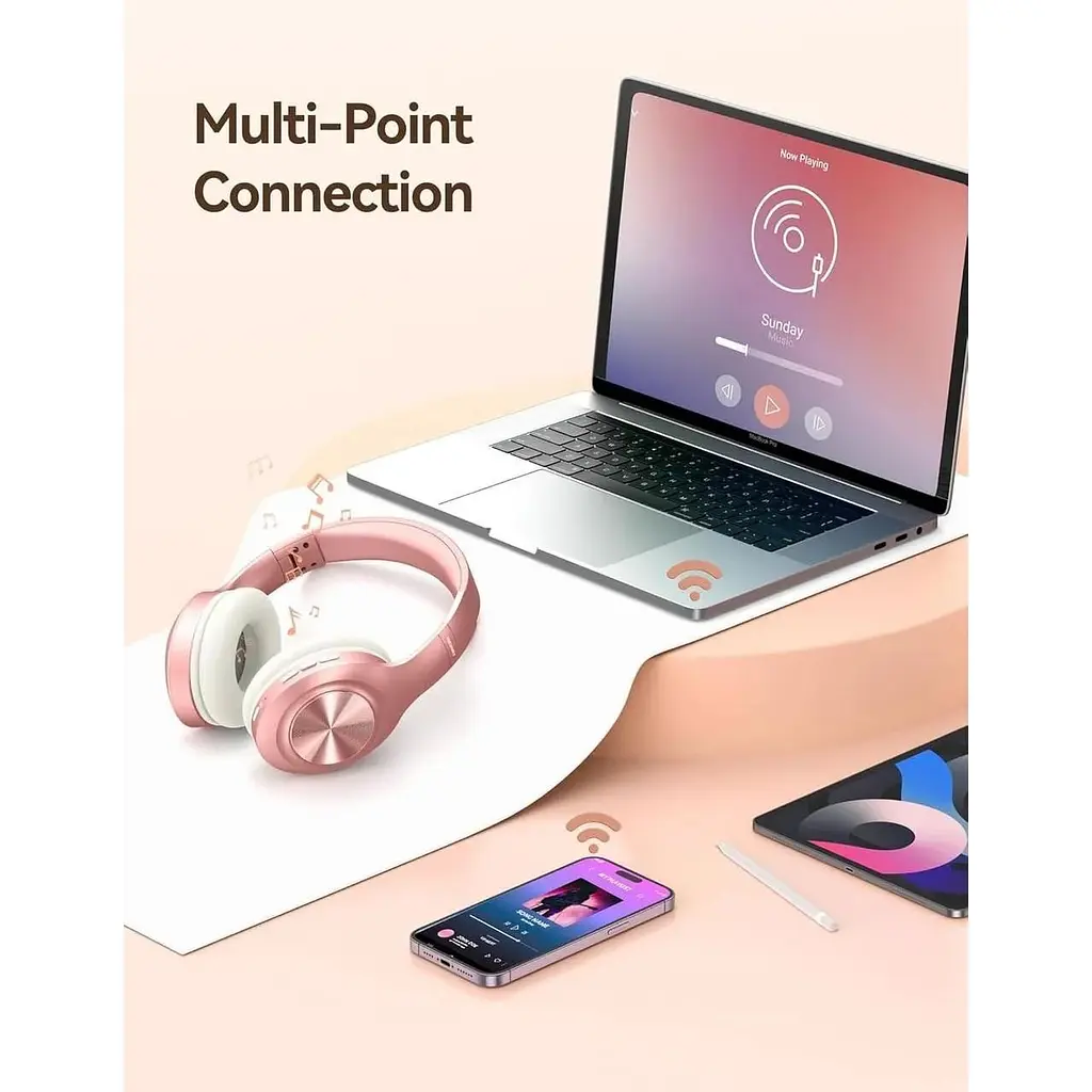 Бездротові навушники Tecknet  Bluetooth на 3 режими еквалайзера - фото 7
