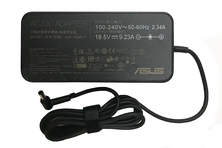 Оригинальный блок питания Asus 180W 19.5V 9.23A штекер 5.5 на 2.5 Slim (ADP-180MB F) - фото 2