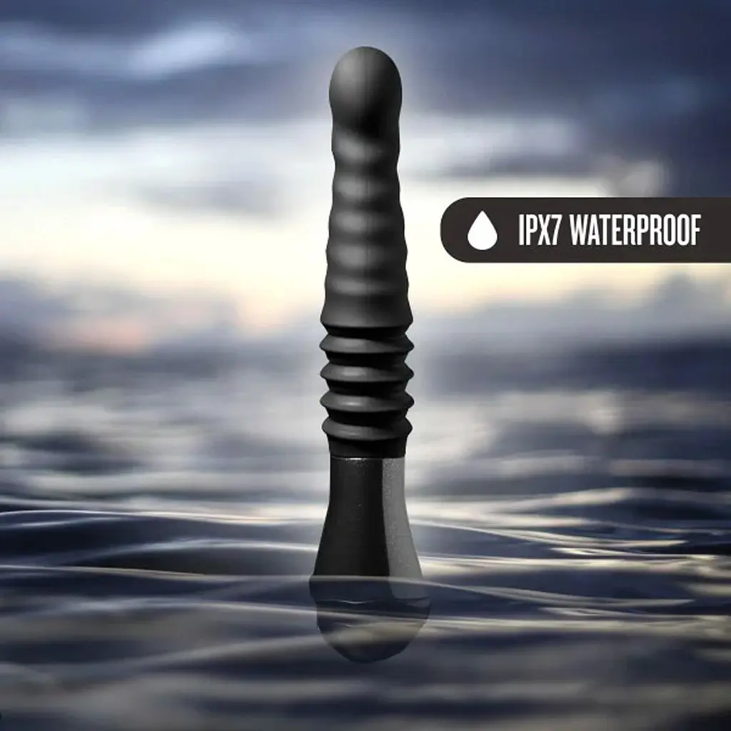 Вібратор Blush Novelties Lazarus Thrusting Dildo Black (SO8836) [108465] - фото 7
