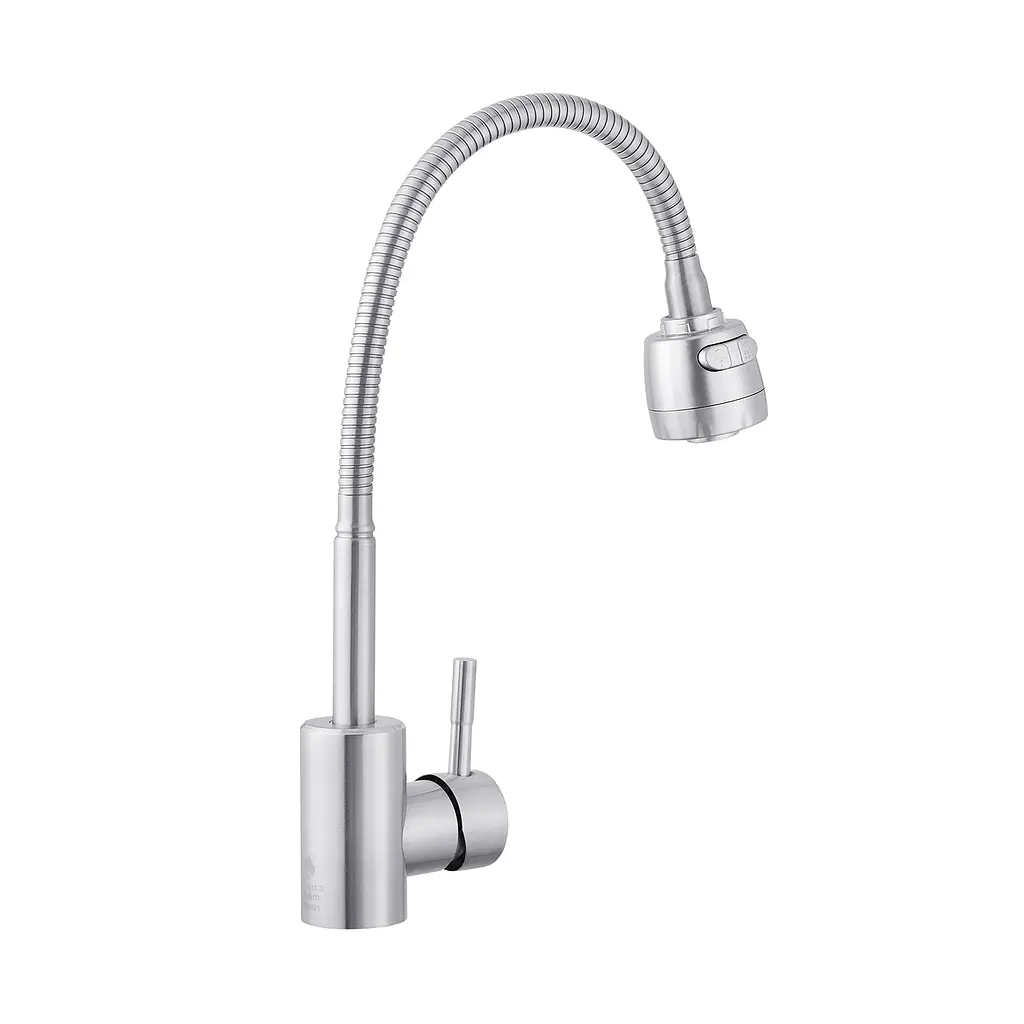 Змішувач для кухні Agua з гнучким виливом Acero-INOX035-2 (CV023291) - фото 2