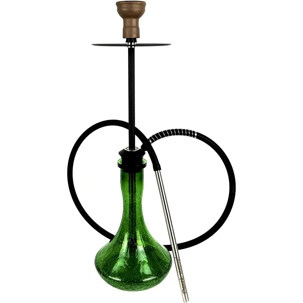Кальян Tiaga Hookah Classic Black Craft Crash Green - фото 2