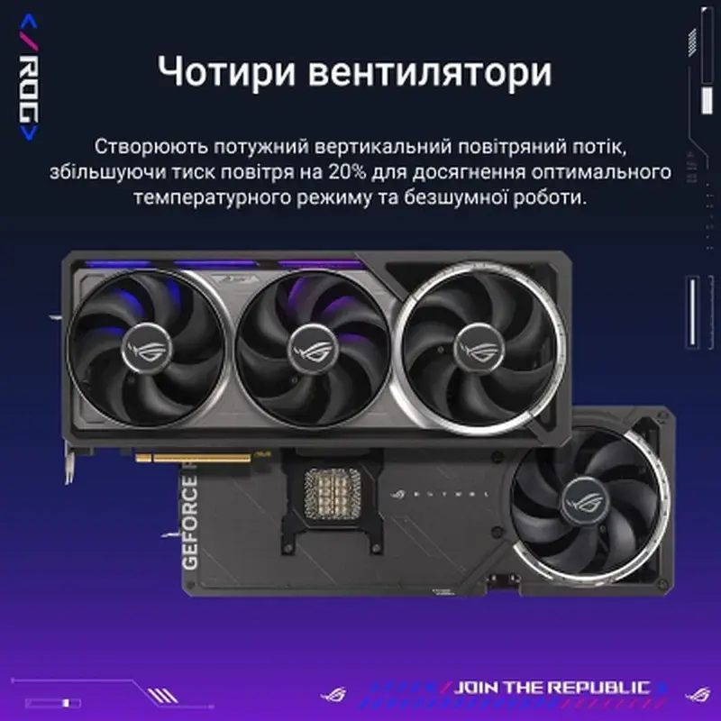 Відеокарта ASUS GeForce RTX5090 32GB ROG ASTRAL OC GAMING (ROG-ASTRAL-RTX5090-O32G-GAMING) - фото 7