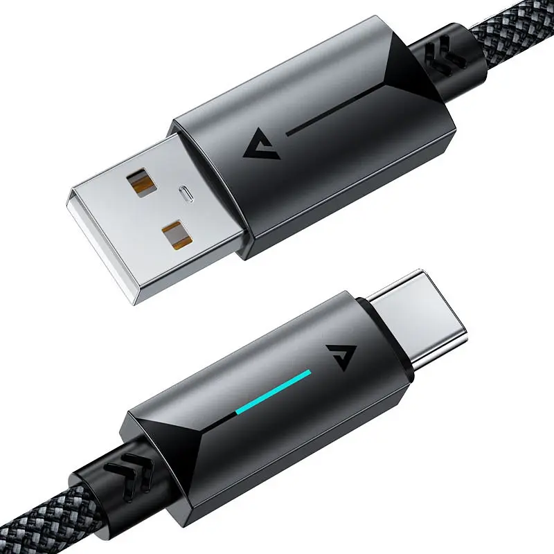 Кабель USB 2.0 AM-Type-C M, 1.2 м, 60W C19-04 Чорний Acefast - фото 2