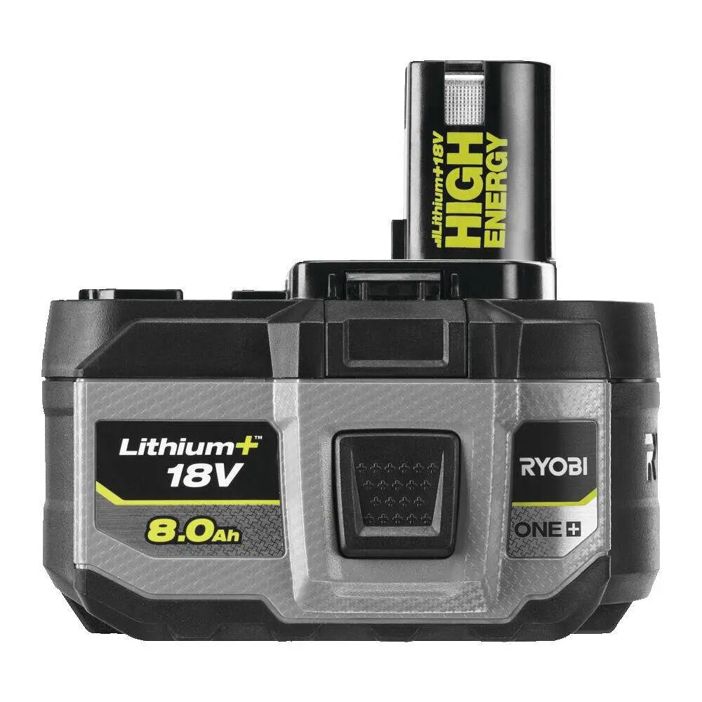 Аккумулятор ONE+ RB1880T High Energy Lithium+ 18В 8А·час Ryobi hoz0014313 - фото 5