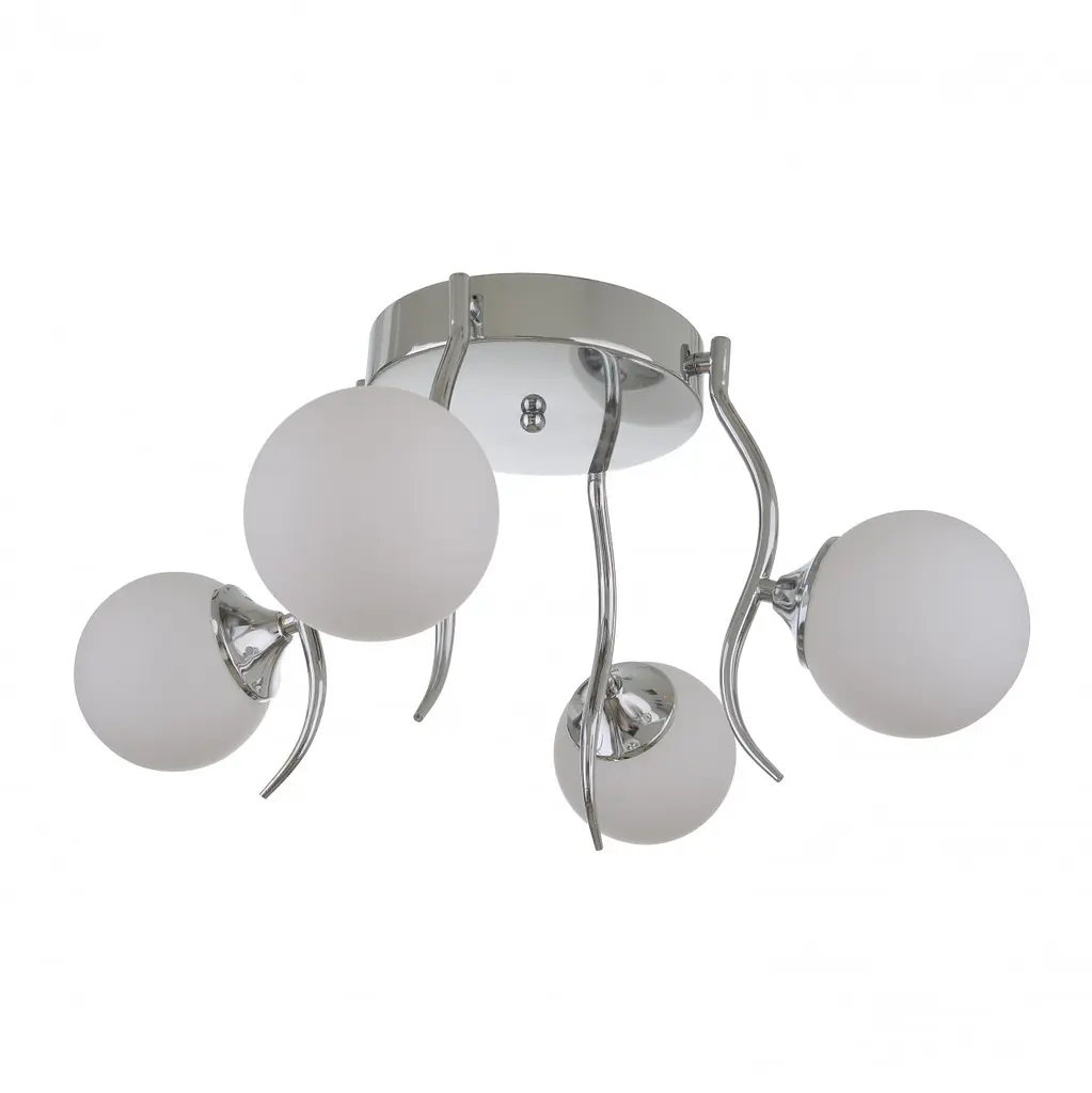 Люстра Brille потолочная молекула E14 60W CH (BL-977C/4) - фото 7