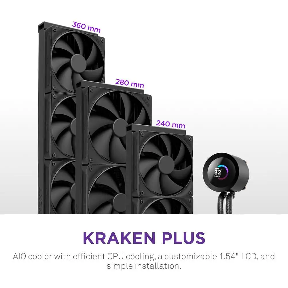 СВО NZXT Kraken Plus V2 360mm (RL-KN360-B2) - фото 8