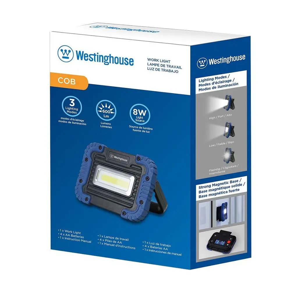 Ліхтар Westinghouse 8W COB LED WF56 + 4 x AA LR6 в комплекті (WF56-4LR6CB) - фото 5