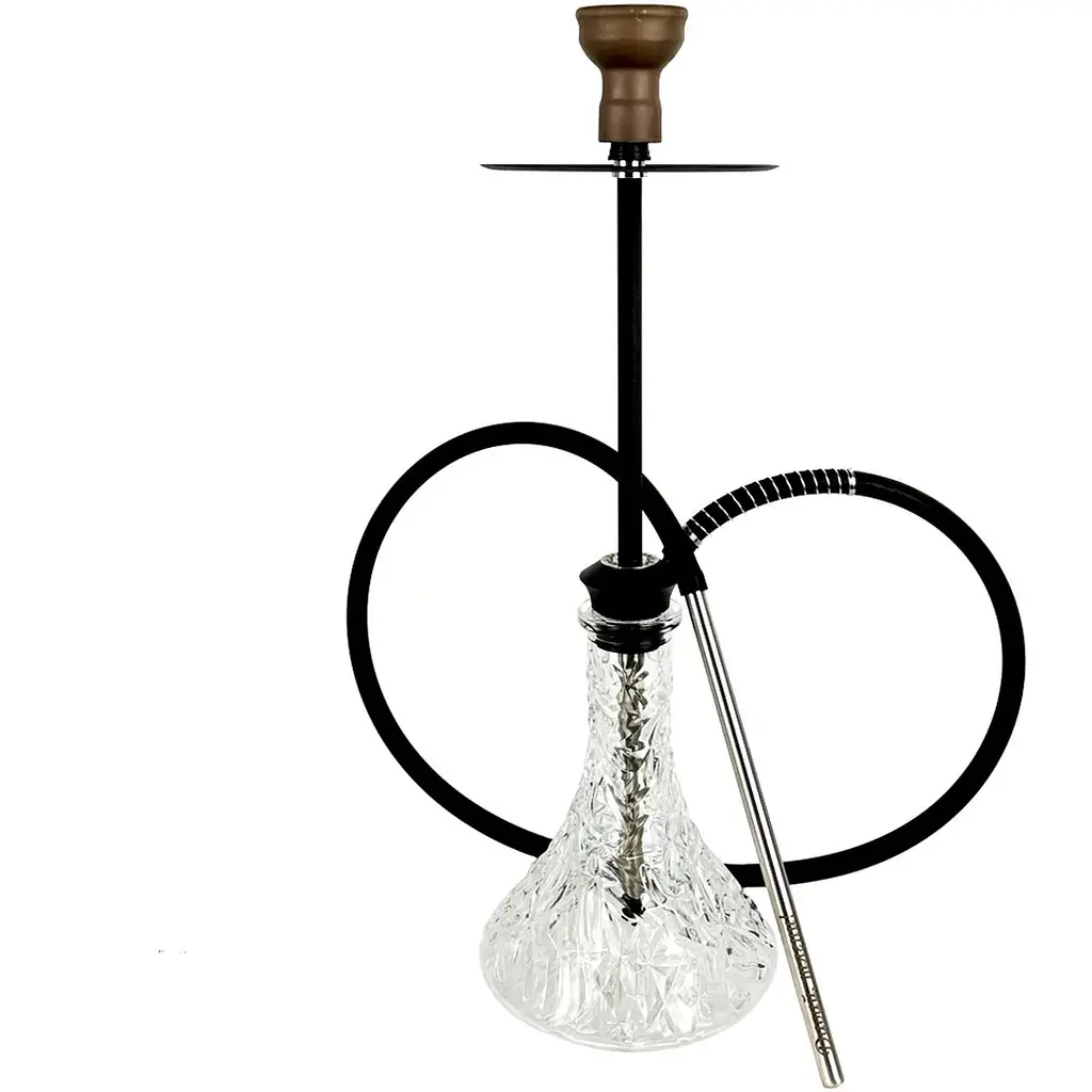 Кальян Tiaga Hookah Classic Black Crystal Clear - фото 2