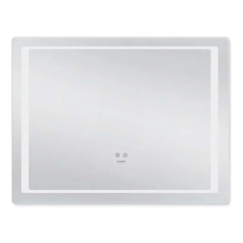 Дзеркало Kroner KRP Spiegel HR2 - 9070 з LED-підсвічуванням та антизапітнінням CV030034, Білий - фото 3
