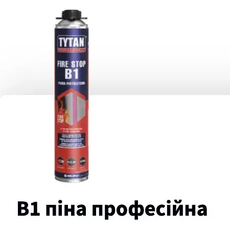 Пена монтажная Tytan Professional B1 огнестойкая 750 мл - фото 3