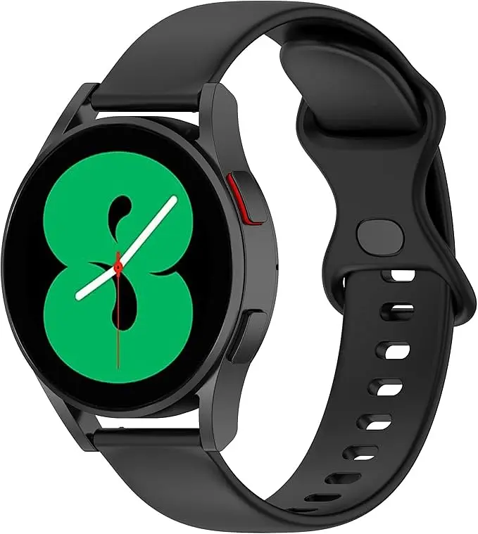 Ремінець силіконовий для смарт-годин BeWatch Amazfit універсальний S 20 мм Чорний (101N3S01.2) - фото 6