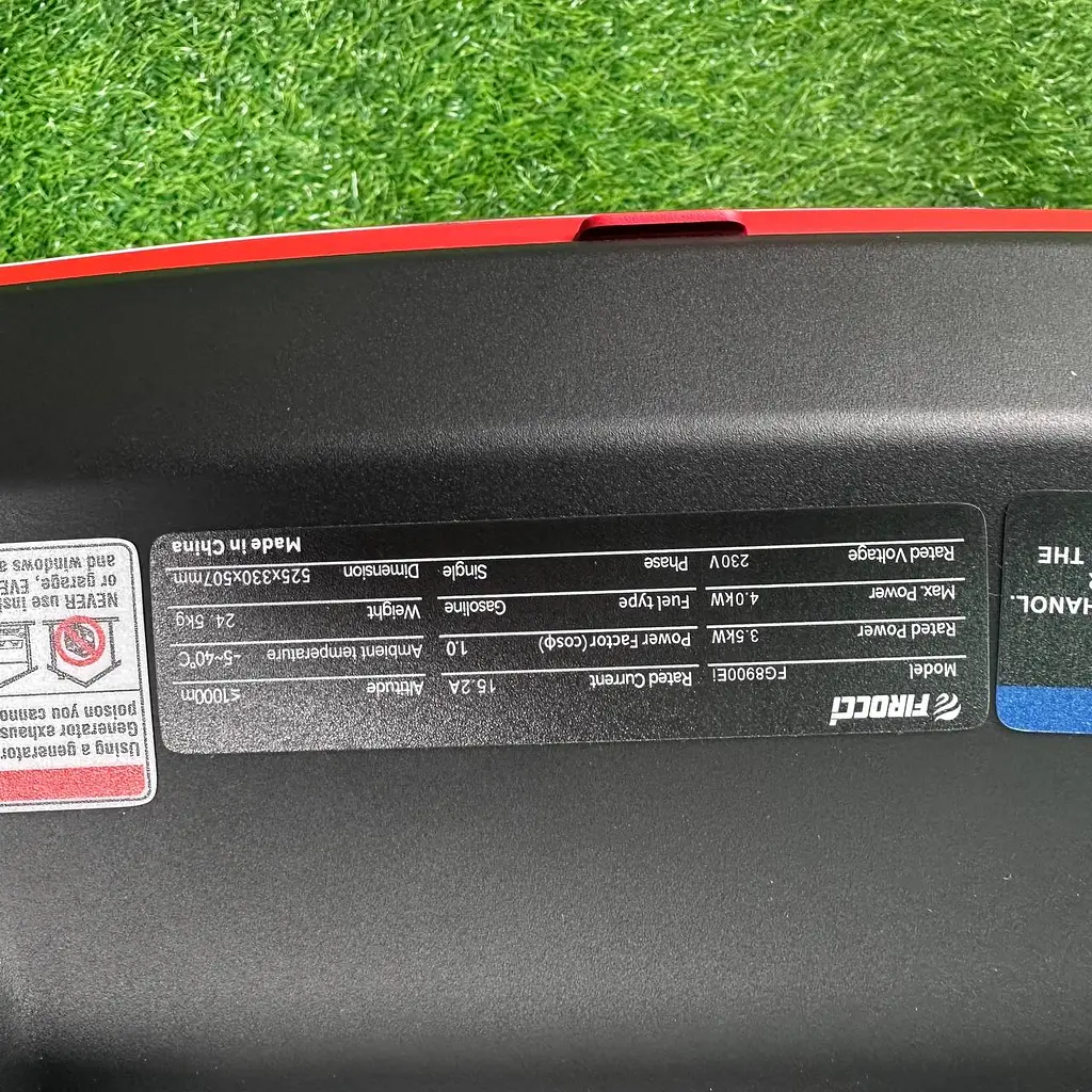 Інверторний бензиновий генератор Firocci FG8900i (3.5/4.0 кВт) з дисплеєм - фото 7