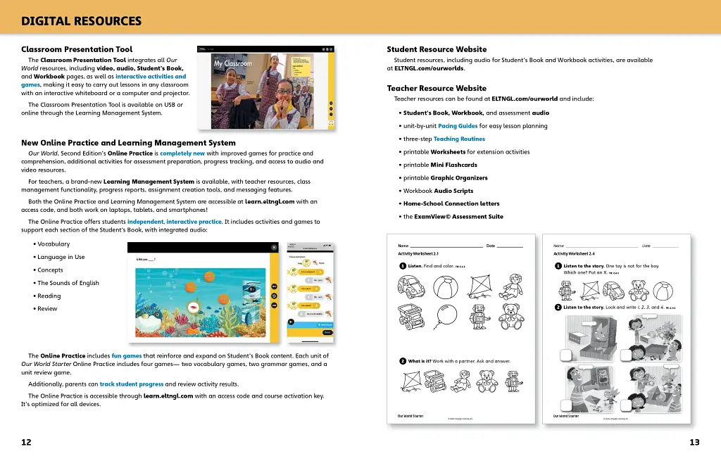 Our World (2nd Edition) 4 Lesson Planner with Student's Book+Audio CD and DVD - фото 7